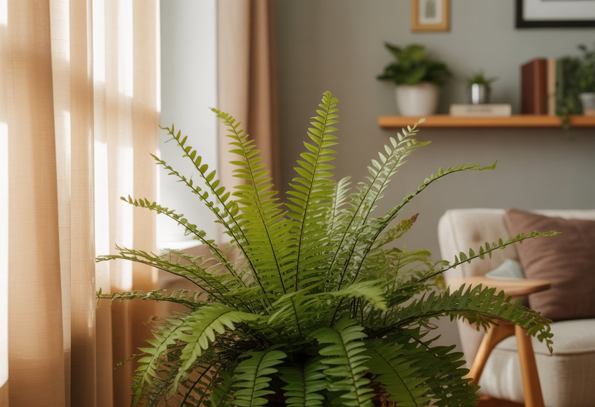 Como perceber se sua samambaia sente falta de luz em casa