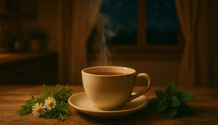 Chá fácil para tomar à noite e acordar leve, sem inchaço