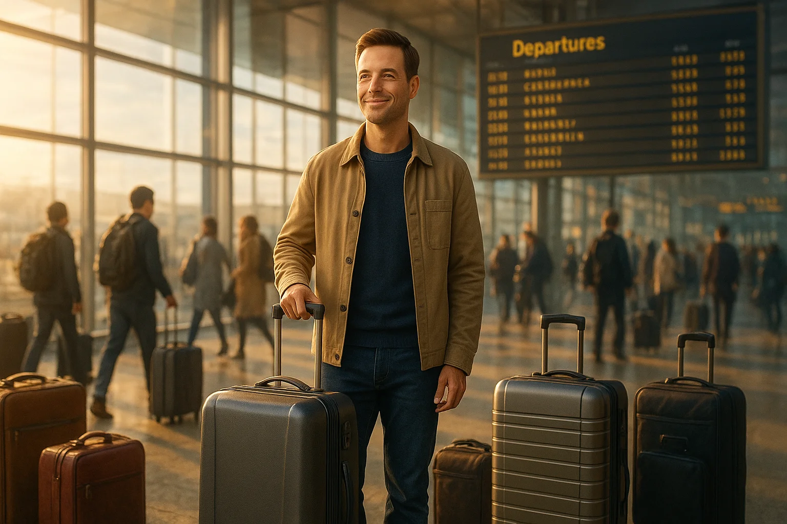 Como escolher a mala certa e viajar sem estresse no aeroporto