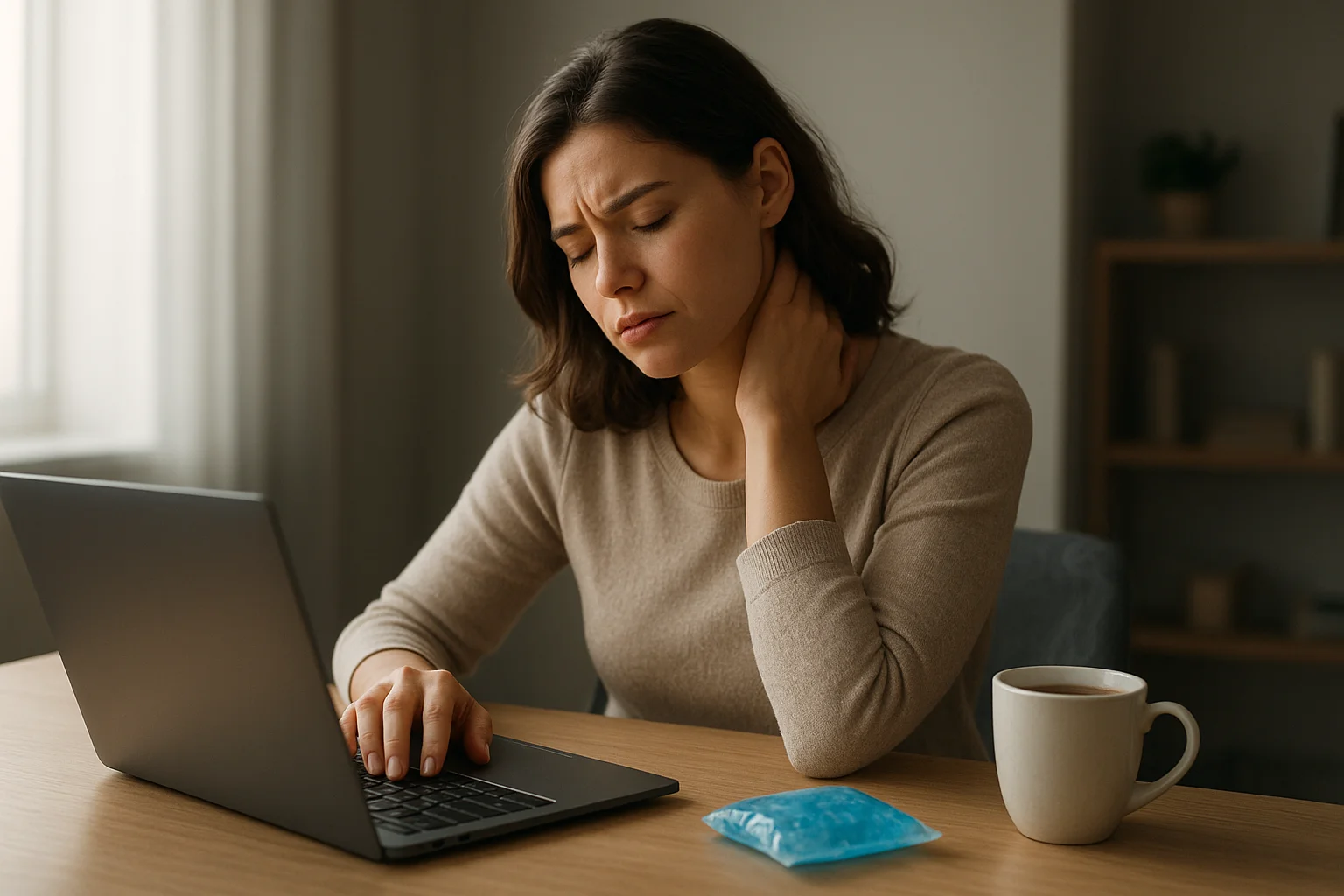 O hábito diário que pode estar por trás da sua dor no pescoço