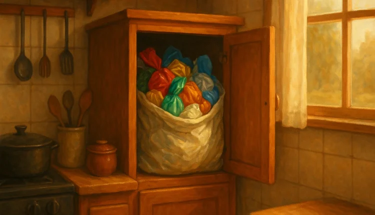 Por que a gente guarda tantas sacolinhas em casa sem perceber?