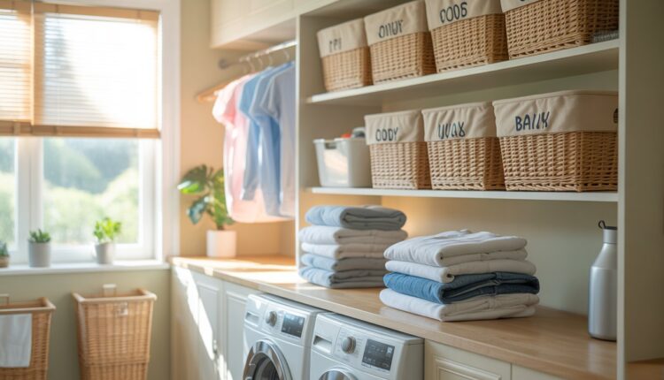 Como deixei minha lavanderia prática e sem bagunça no dia a dia