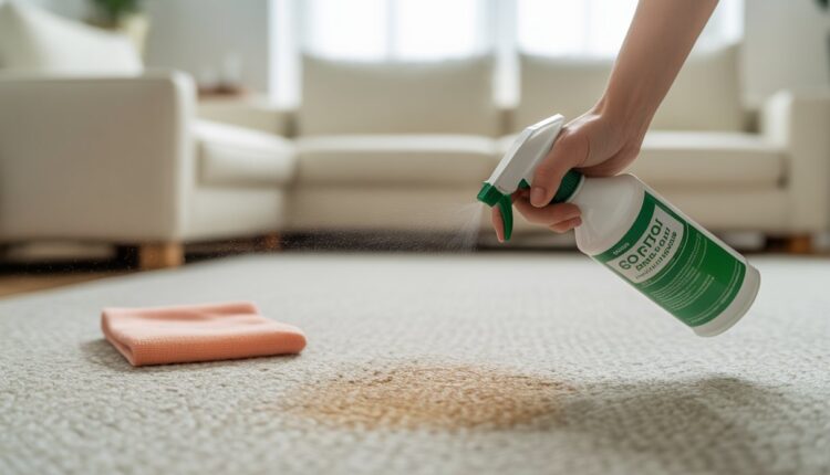 Como limpei manchas teimosas do tapete sem esforço e sem estresse