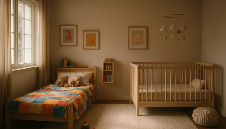 Como deixar o quarto pronto para irmão mais velho e bebê juntos