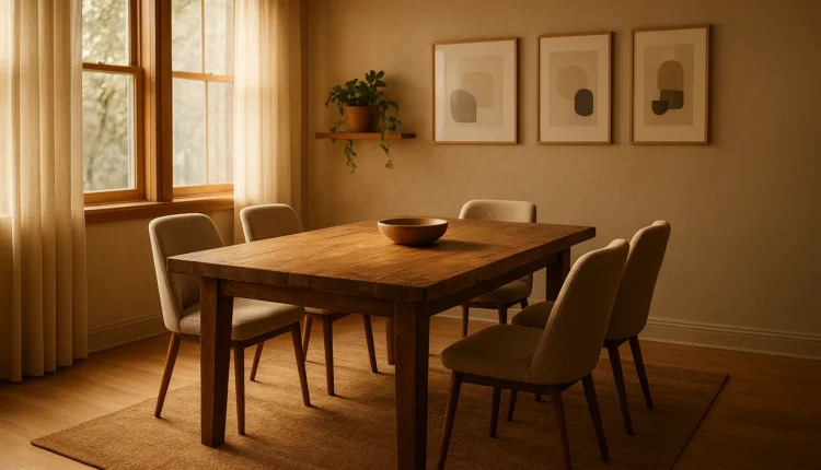 Como montar uma sala de jantar acolhedora sem erro