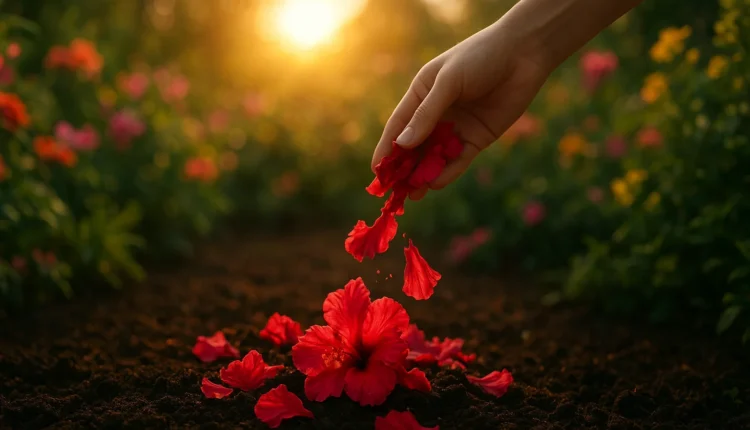 Dica fácil: transforme restos de hibisco em vida para seu jardim