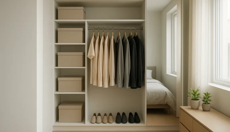 Jeitos práticos de organizar roupas e ganhar espaço no armário