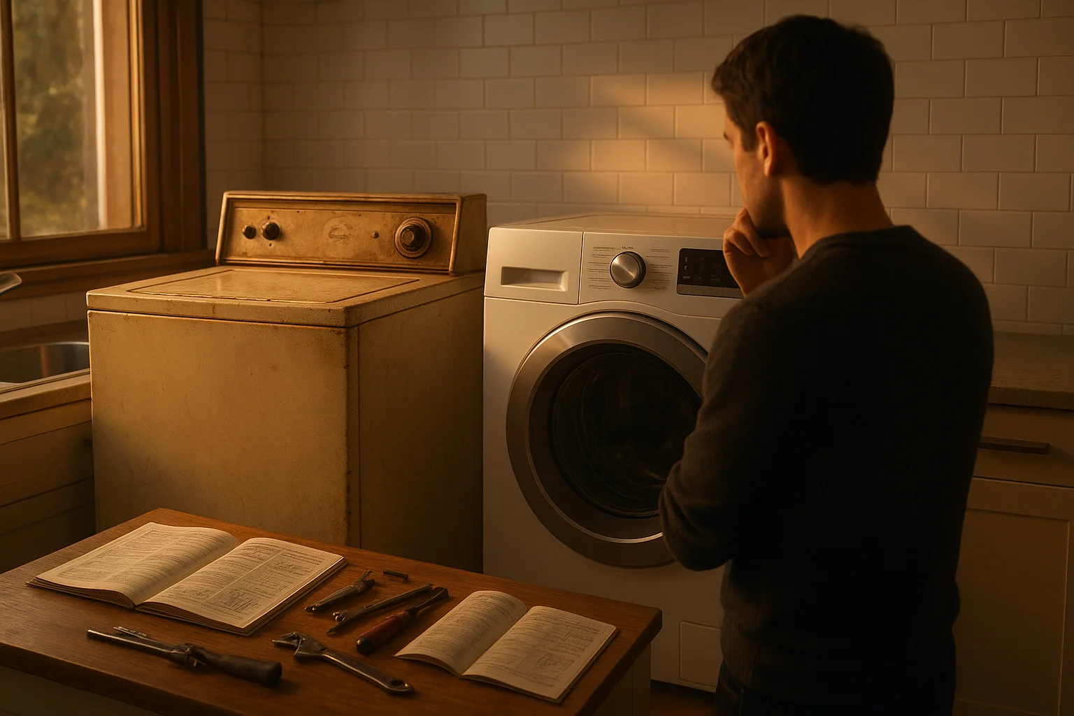 Vale a pena consertar a máquina de lavar ou já trocar?